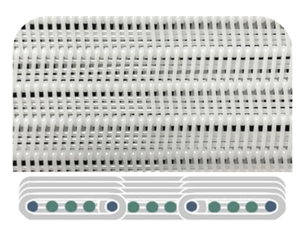 ceinture de filtre en spirale