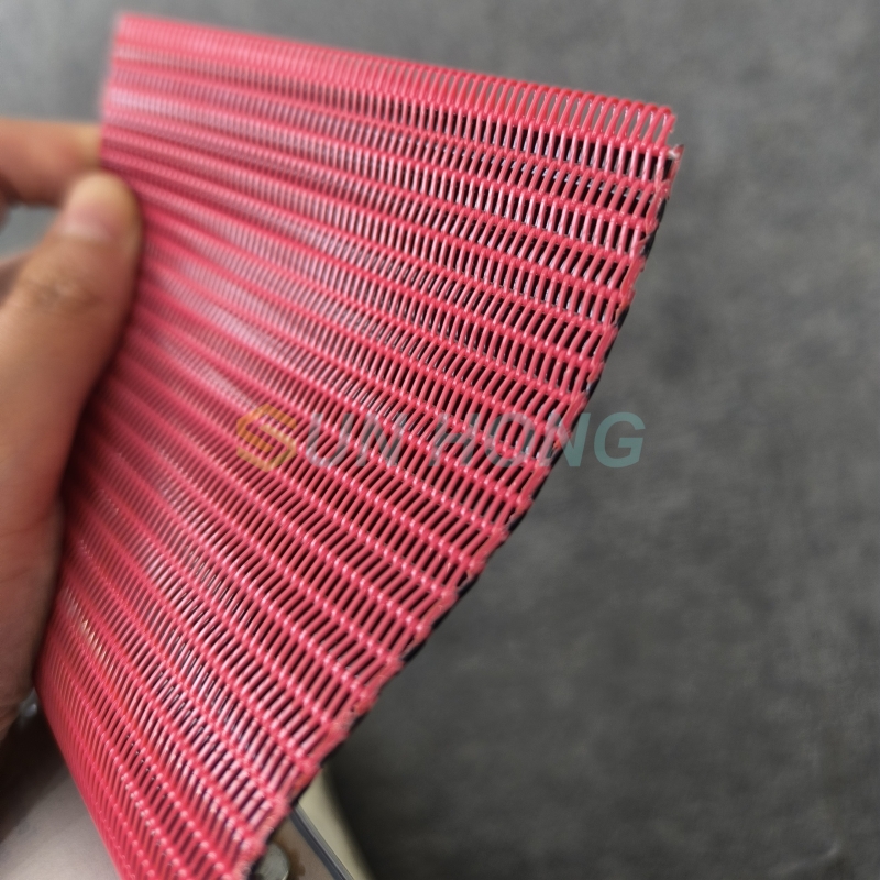 Écran de séchoir en spirale de fil plat pour machine en papier à grande vitesse