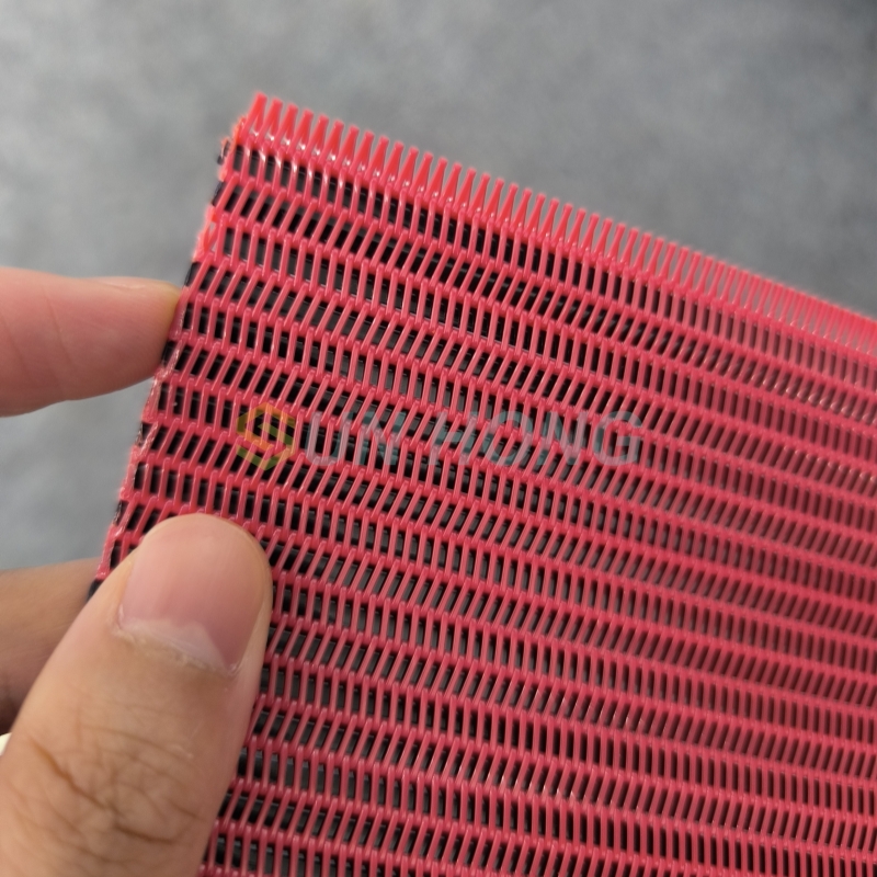 Écran de séchoir en spirale de fil plat pour machine en papier à grande vitesse