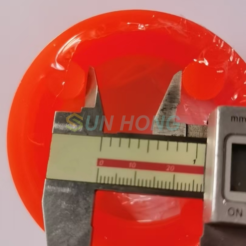 Pas de roue de polyuréthane de roue d'écrasement