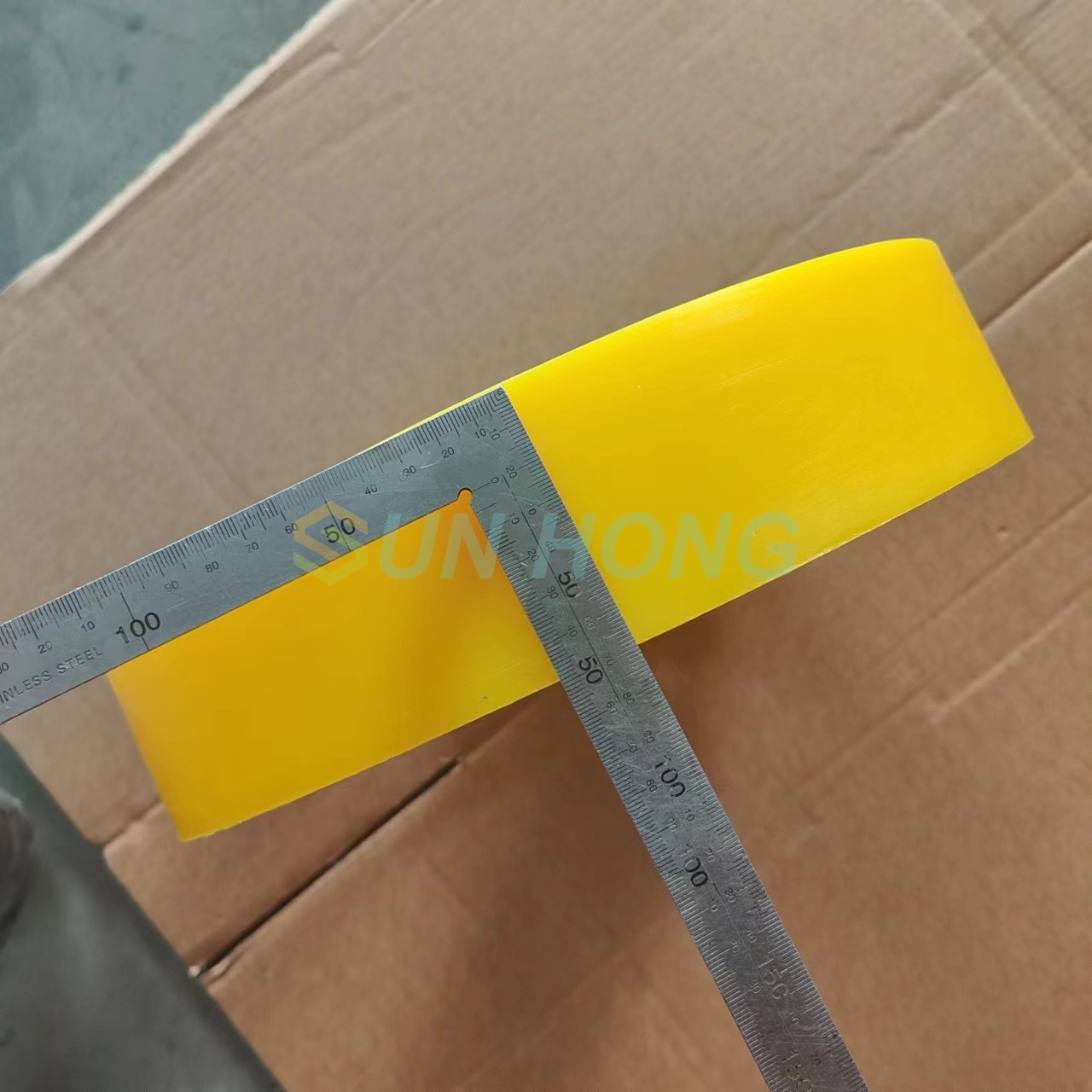 Pas de roue de polyuréthane de roue d'écrasement