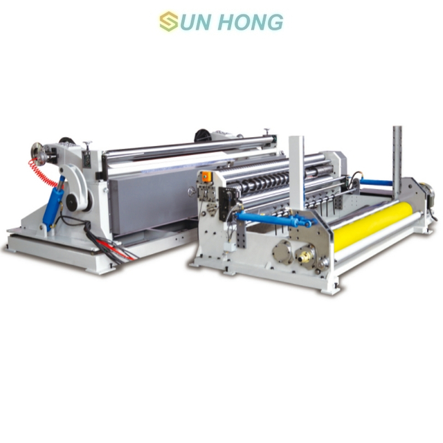 Machine de tranche de rembobinage en papier ondulé Kraft