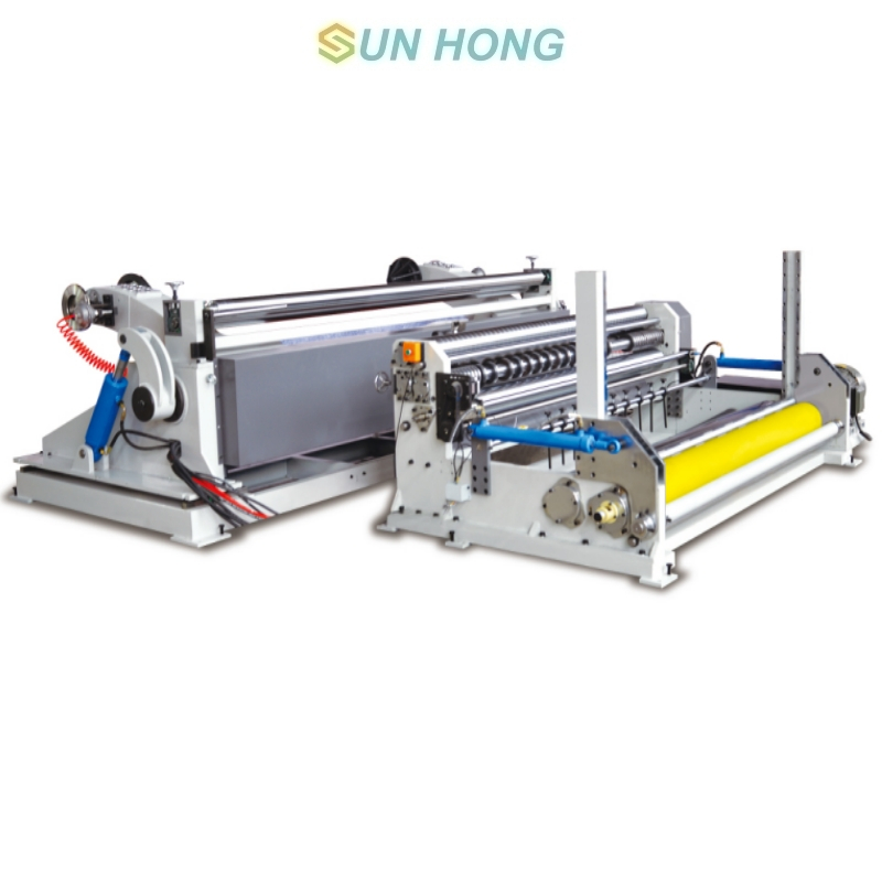 Machine de tranche de rembobinage en papier ondulé Kraft