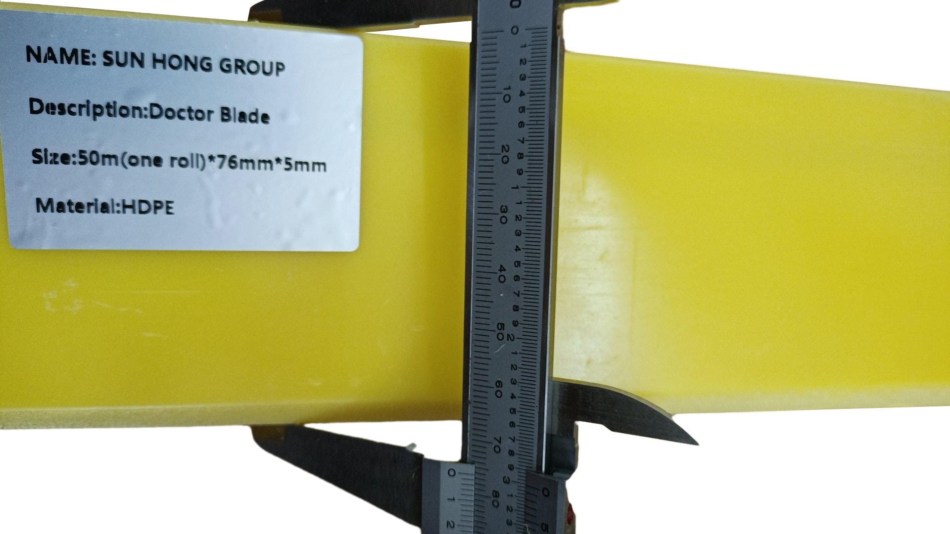 Lame de docteur en HDPE pour machine à papier