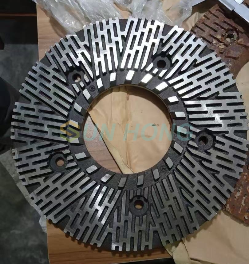 Plaque de raffineur à double disque de fabrication de pâte en papier