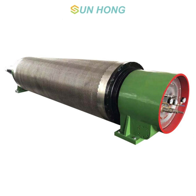 Rouleau de canapé d'aspiration pour machine en papier