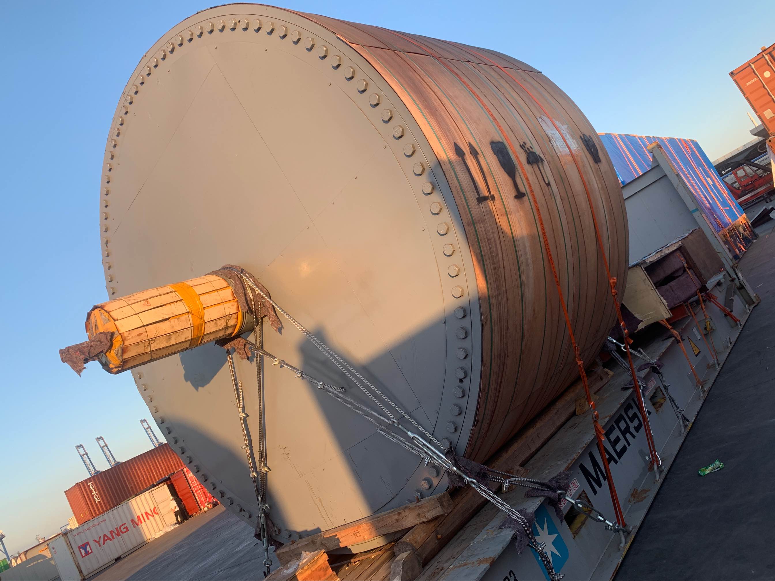 Cylindre sécheur large de 3600 mm pour machine à papier 