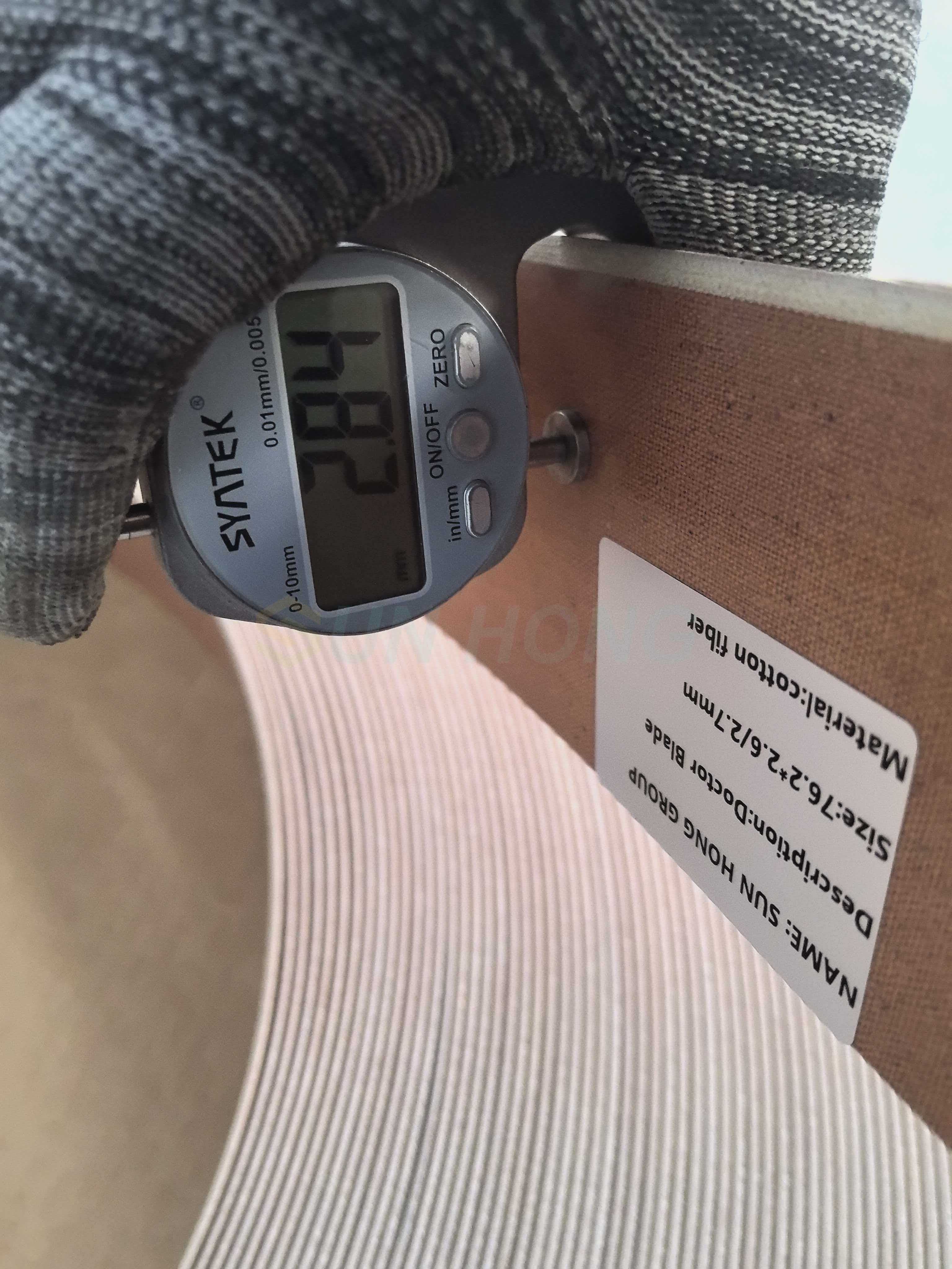 Lame de docteur en résine phénolique