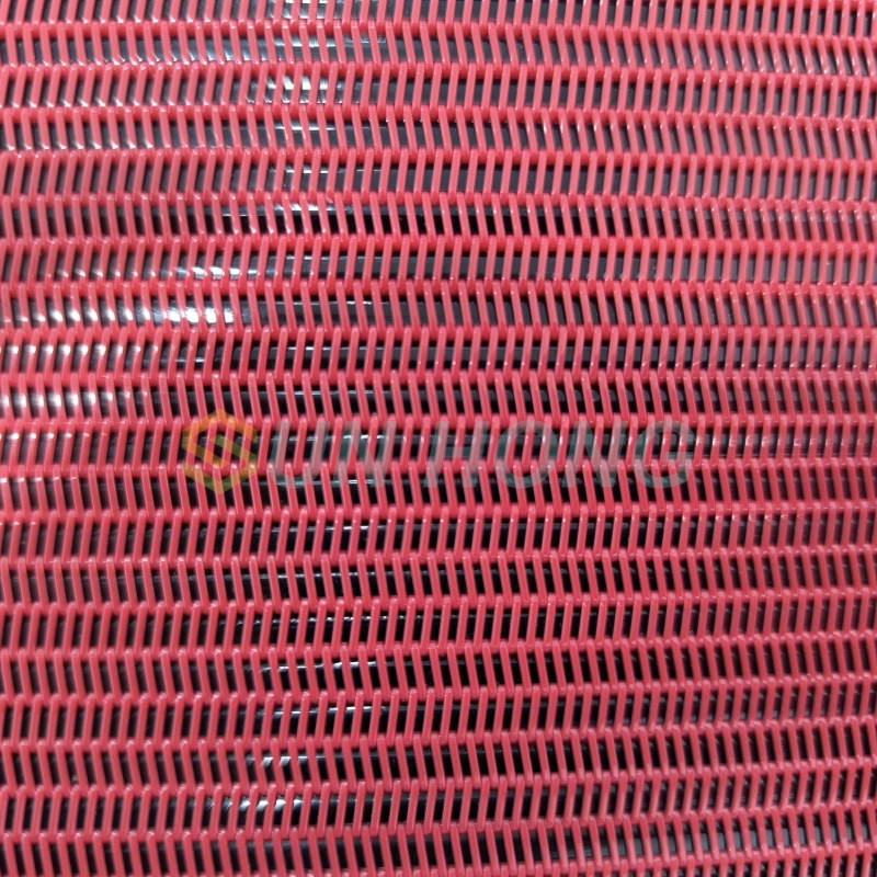 Écran de séchoir en spirale de fil plat pour machine en papier à grande vitesse