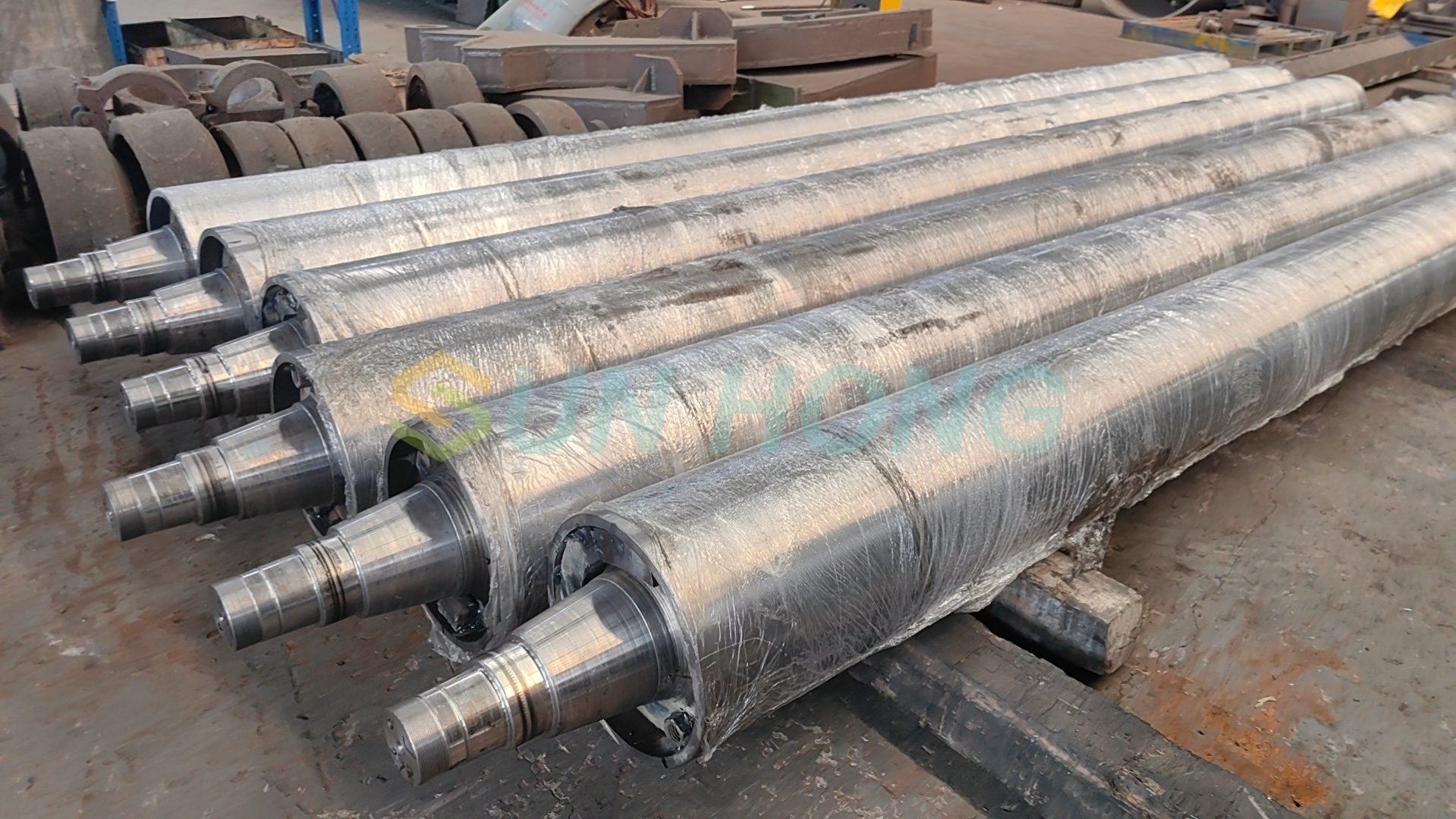 Rouleau de guide de tissu en feutre de machine en papier