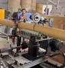 Machine de tube en papier CNC à quatre têtes