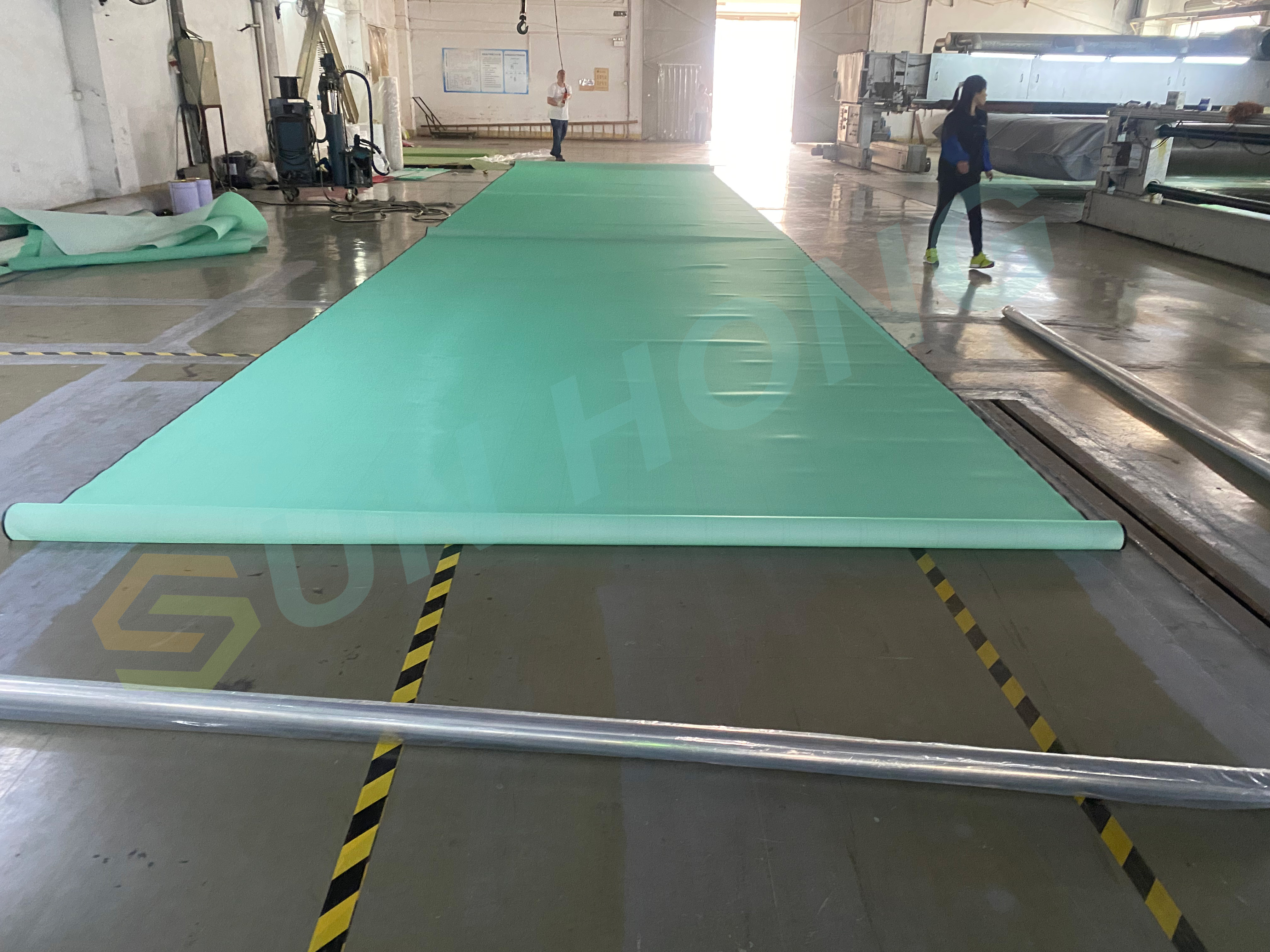 Tissu métallique de formation de 1,5 couches de polyester