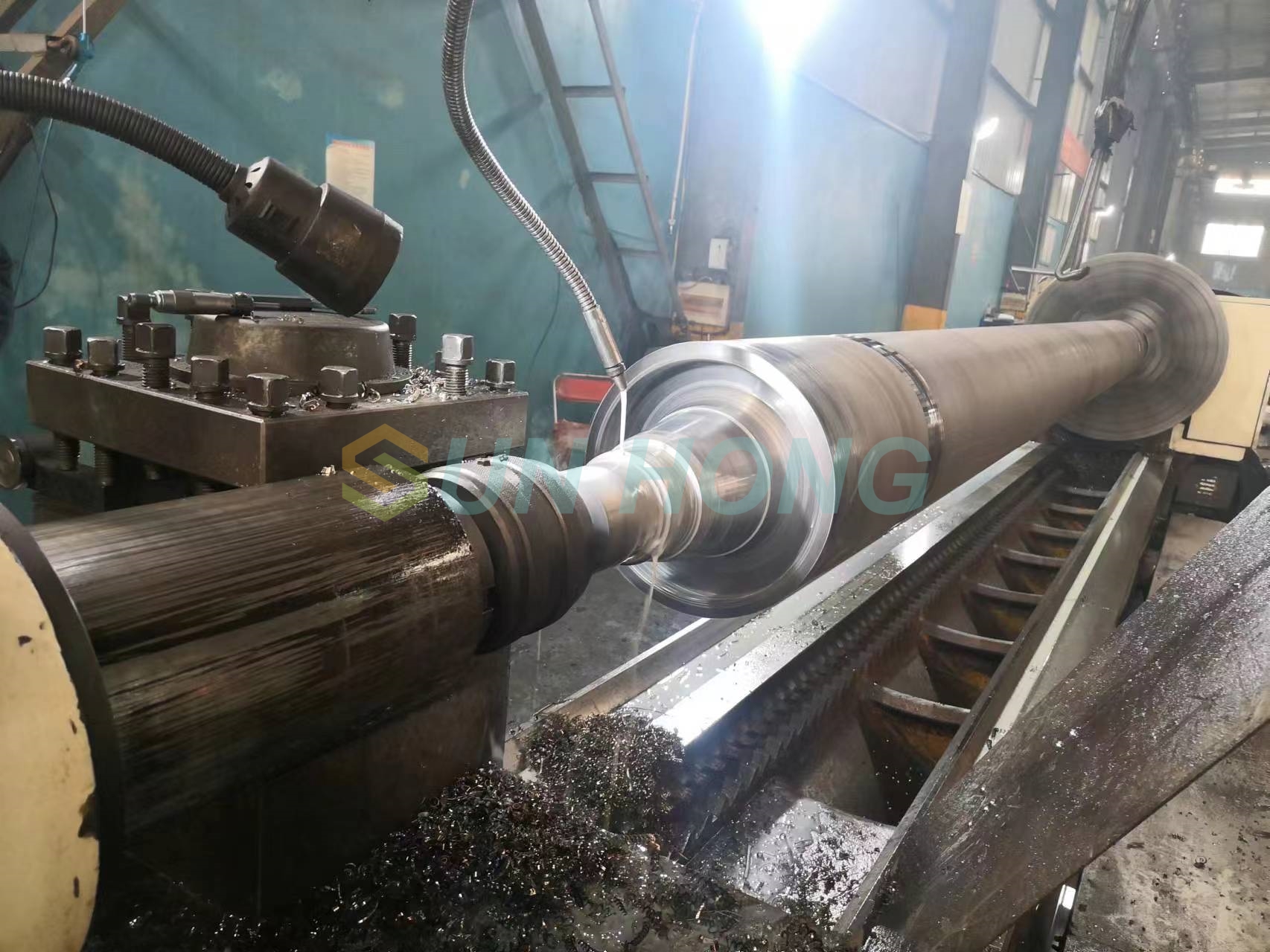 Rouleau de guide de tissu en feutre de machine en papier