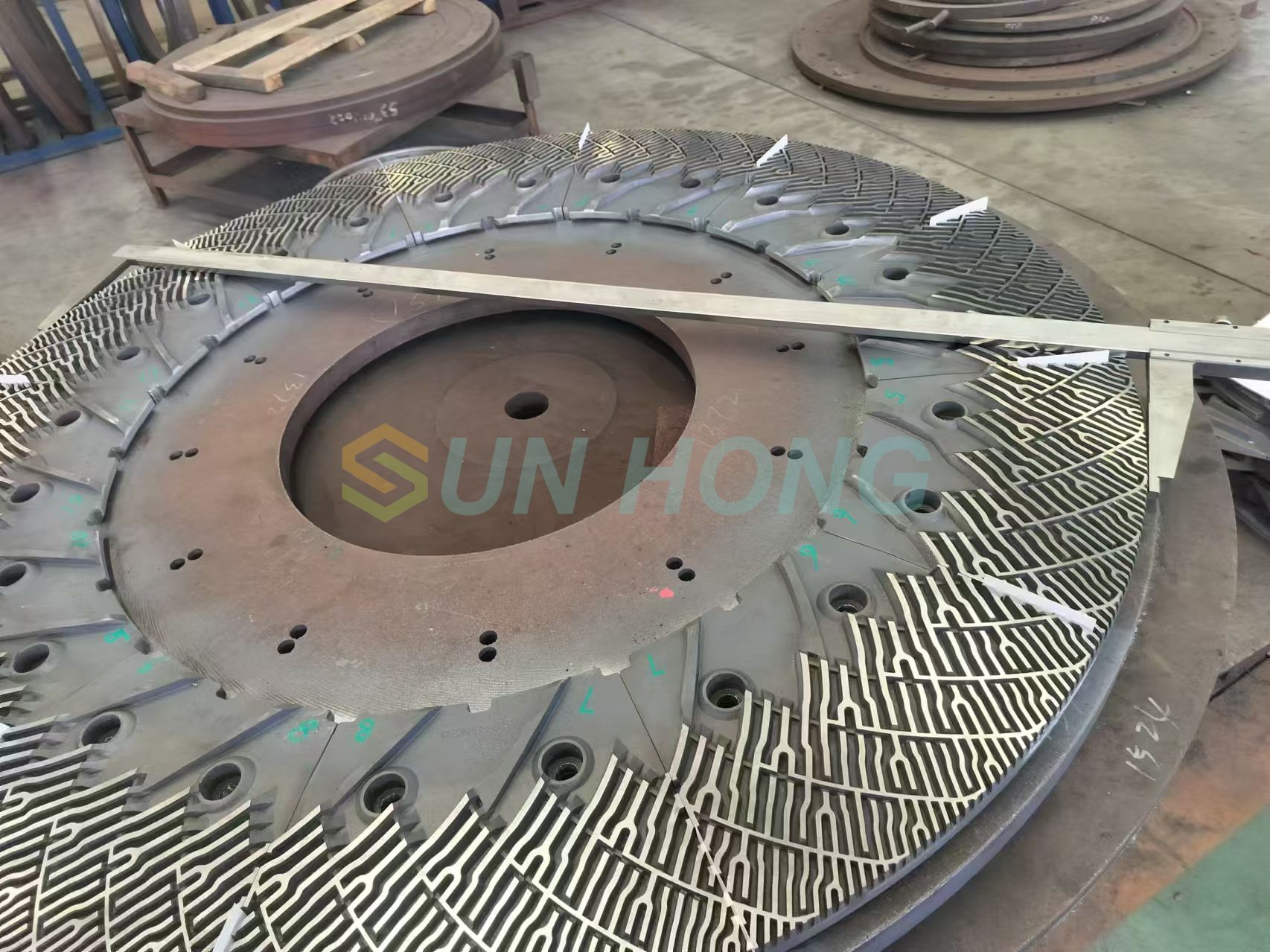 Andritz Refiner Disc Plate pour l'industrie de la pâte de papier