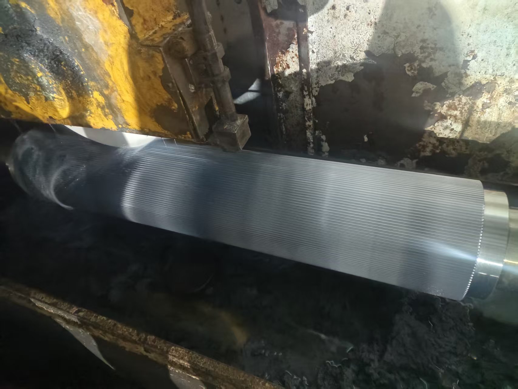 Rouleau de ondulation enduit de carbure de tungstène 