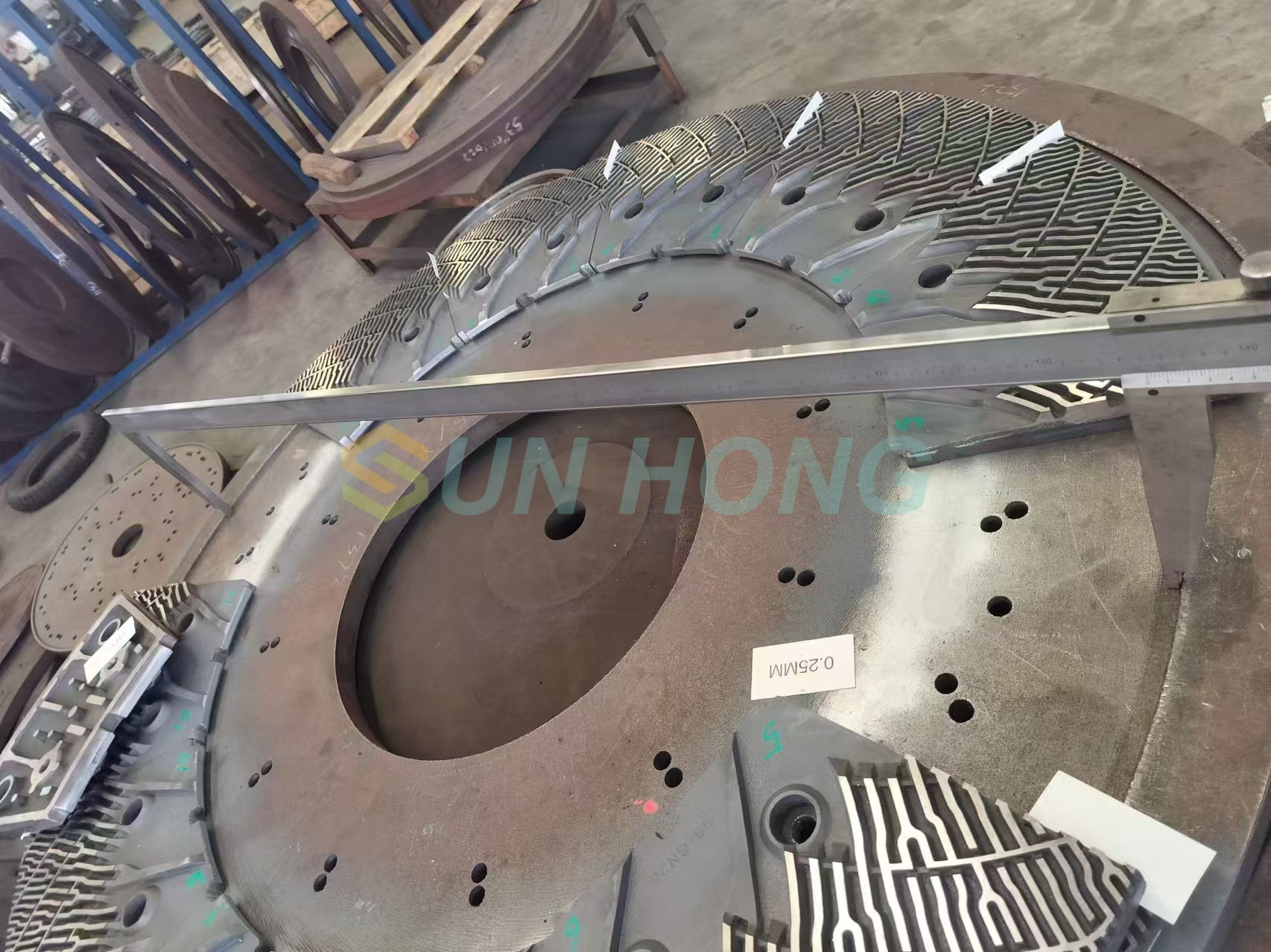 Andritz Refiner Disc Plate pour l'industrie de la pâte de papier