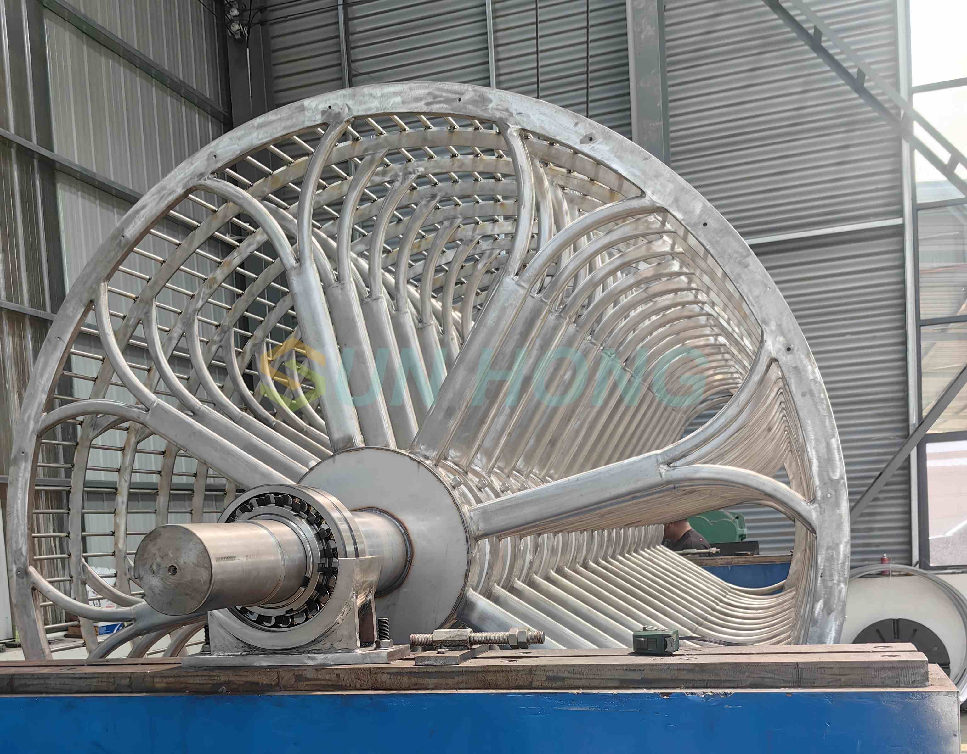 Moule à cylindre en acier inoxydable de machine en papier